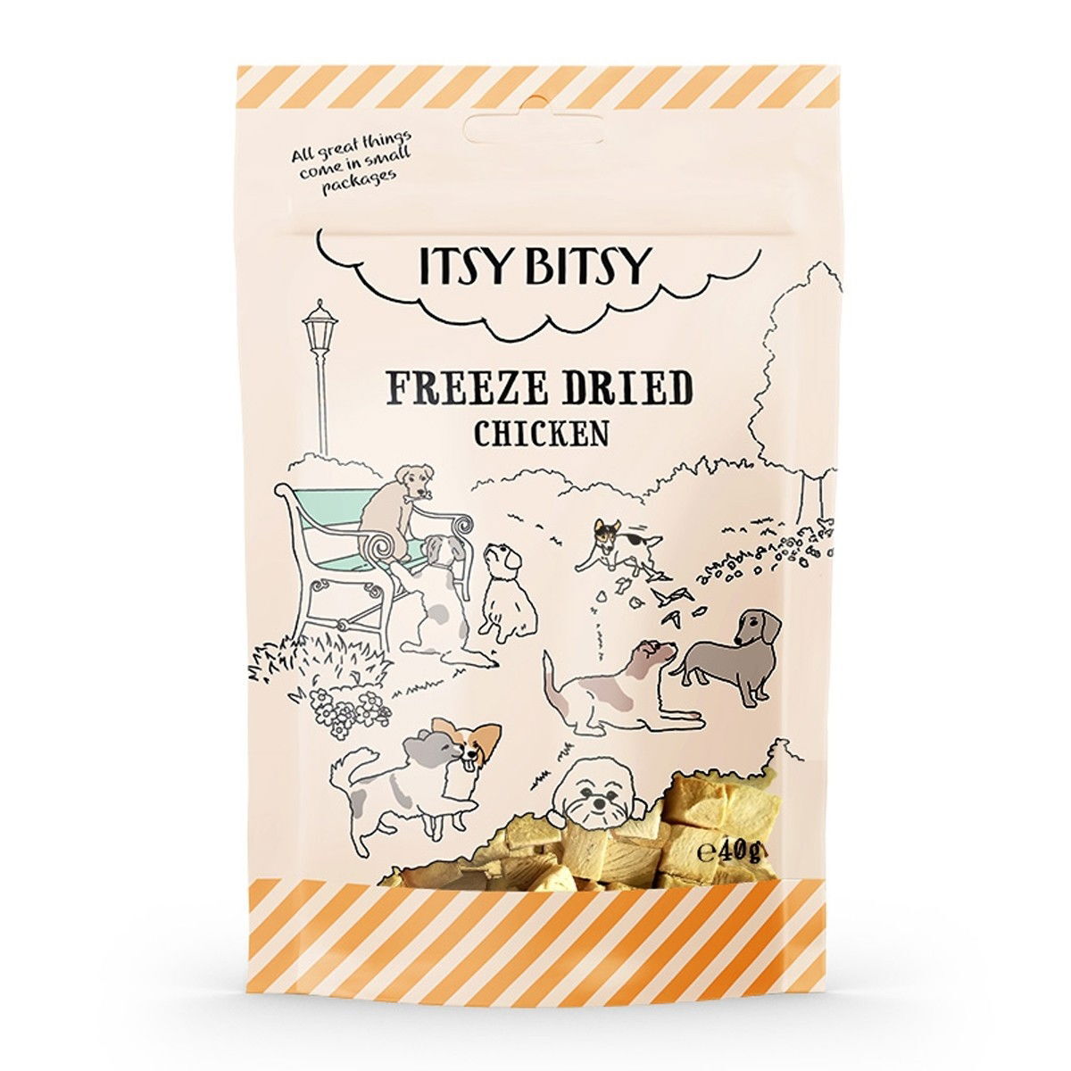 ItsyBitsy Freeze Dried kana koiralle