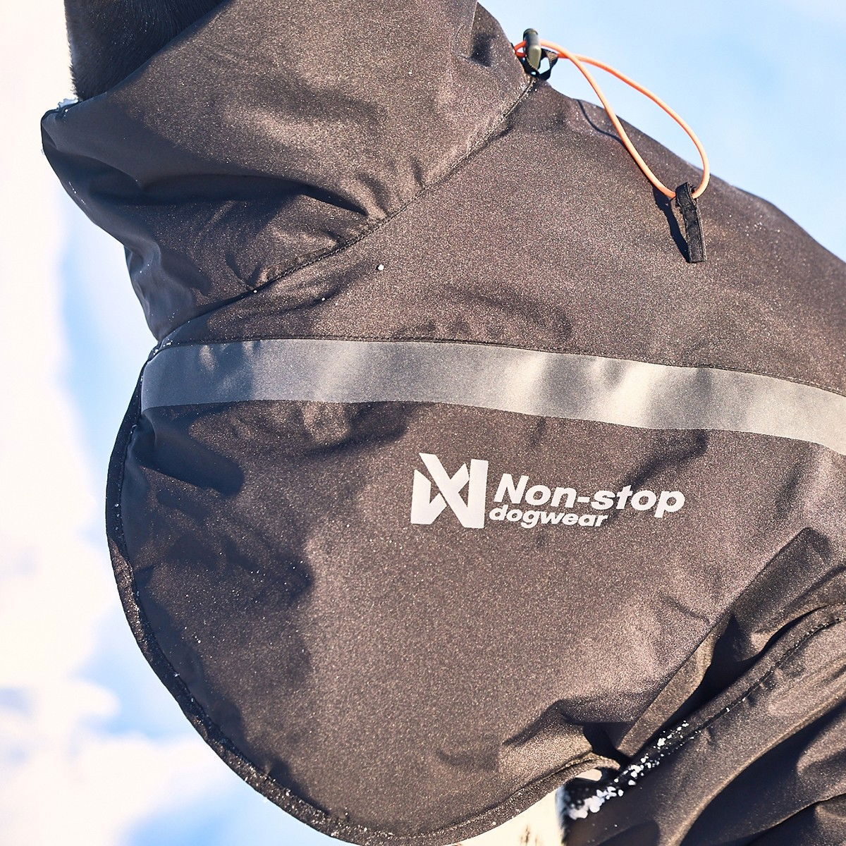 Non-Stop Trekking insulated dog jacket, black