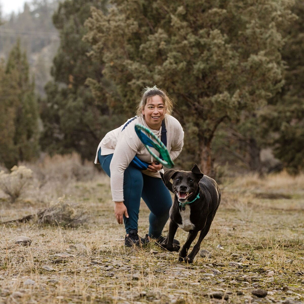 Ruffwear Pacific Ring Toy, Aurora Teal