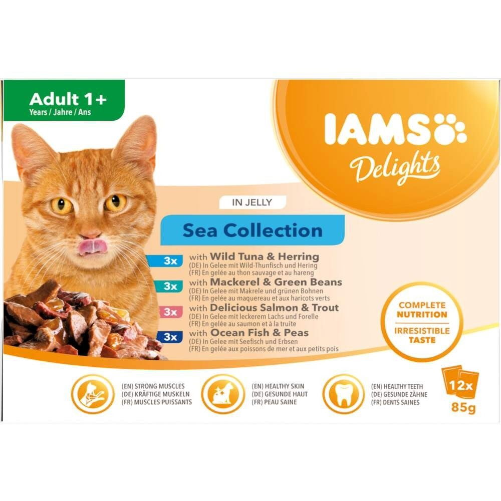 Iams Delights Sea Collection Jelly - Multibox 12x85 g
