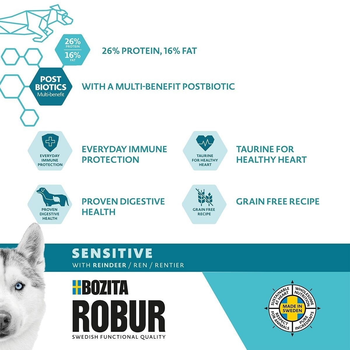 Robur Adult Sensitive Reindeer