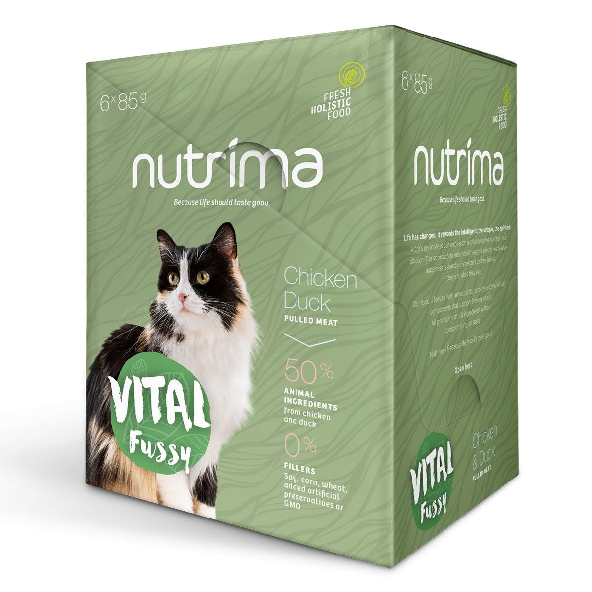 Nutrima Vital Fussy kana & ankka 85 g