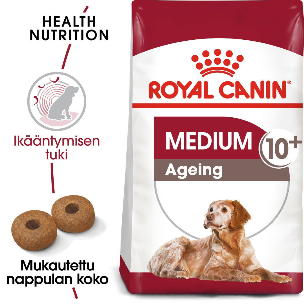 Royal Canin Medium Ageing 10+ koiran kuivaruoka