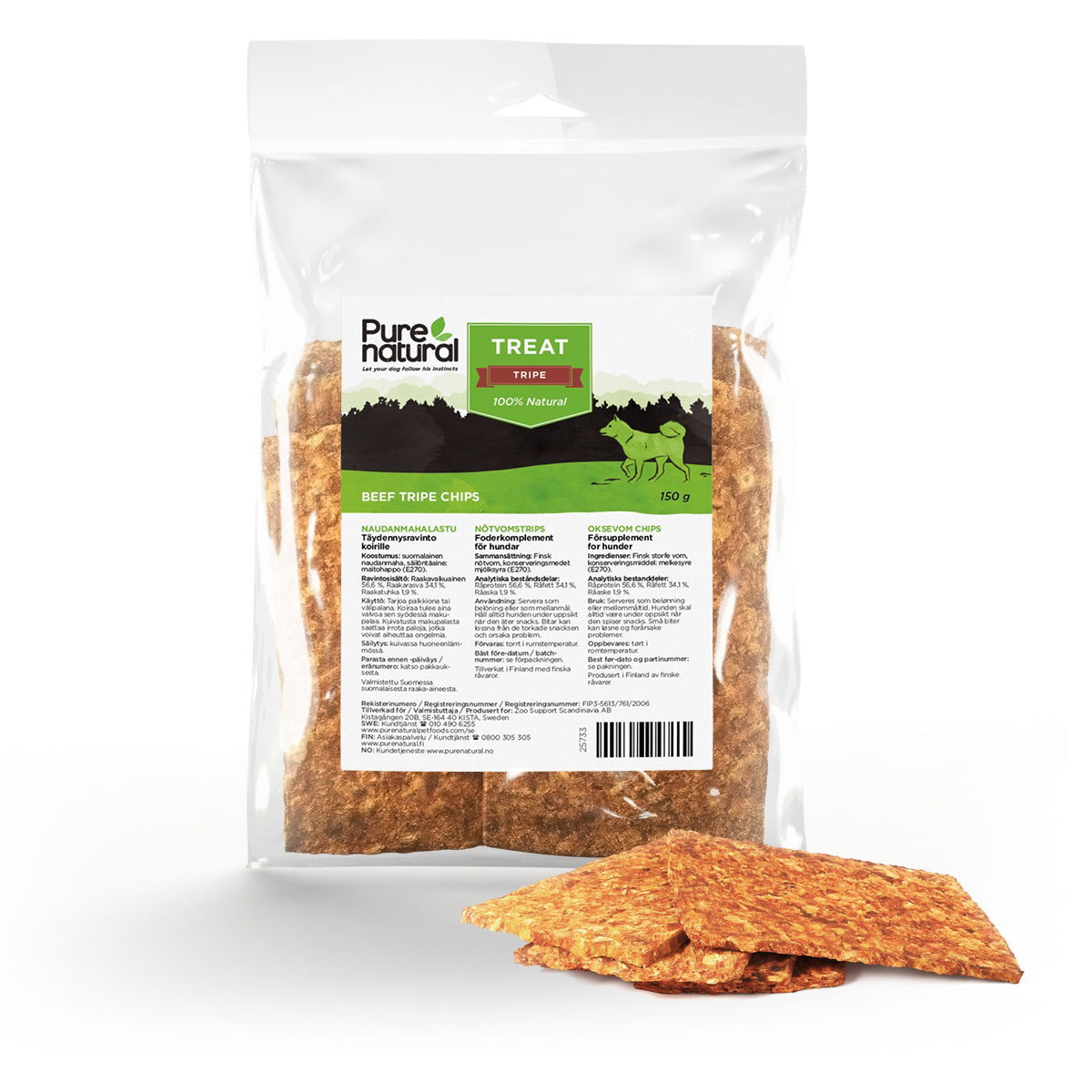 Purenatural Naudan Mahalastu koiralle 150 g