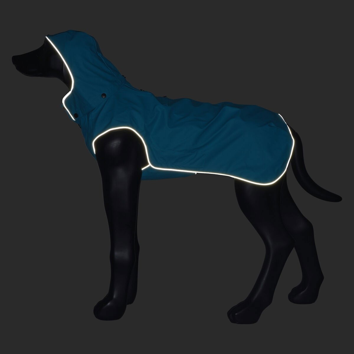 Rukka Stream koiran sadetakki sininen