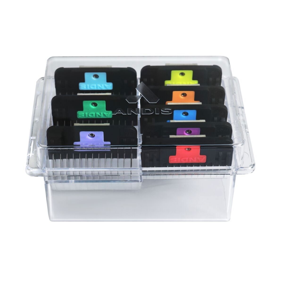 Andis Wide leikkuukampasetti ruostumaton teräs 8 kpl