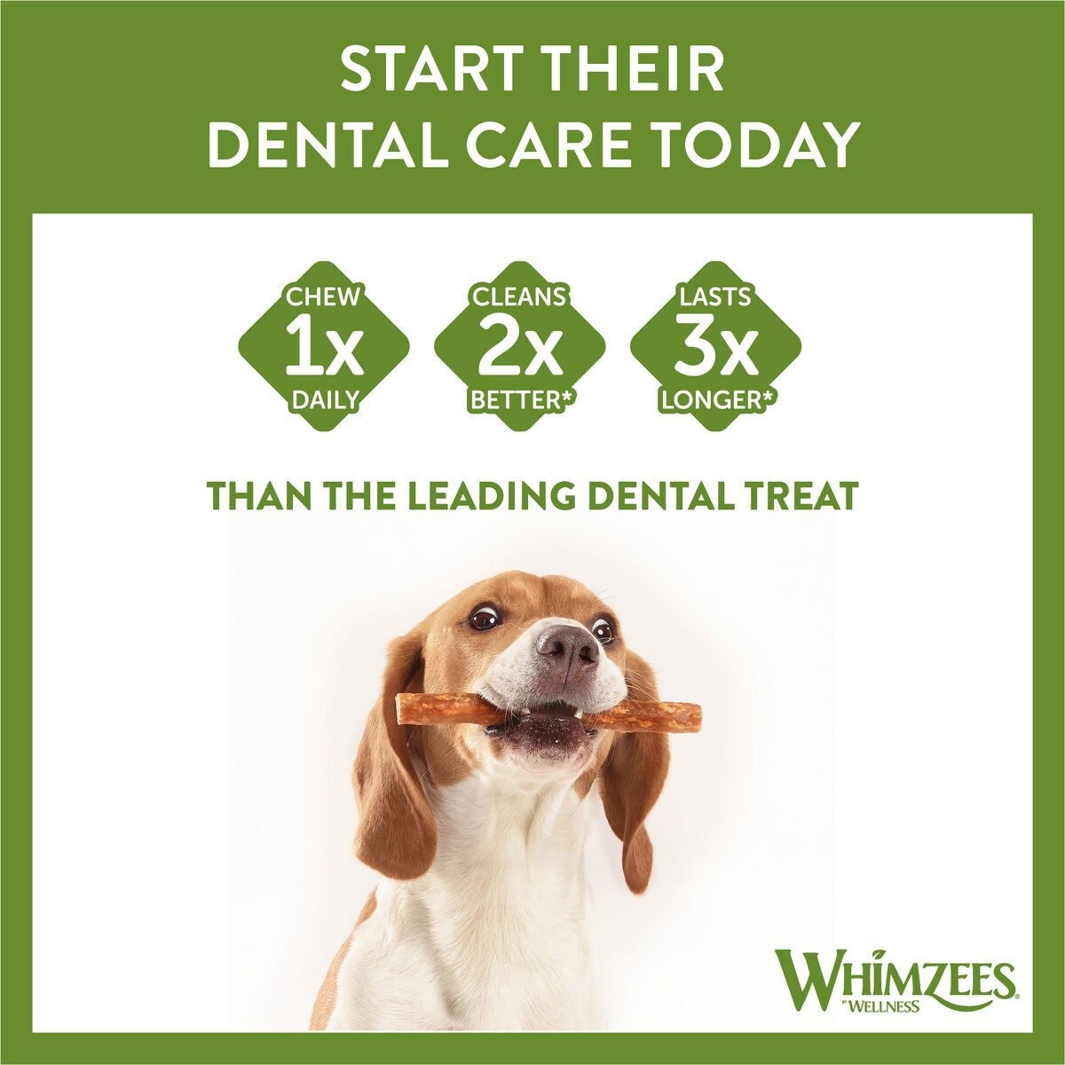 Whimzees Veggie Sausage Påse Large