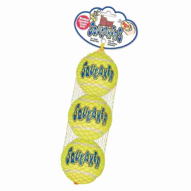 KONG Squeakair tennispallo 3 kpl