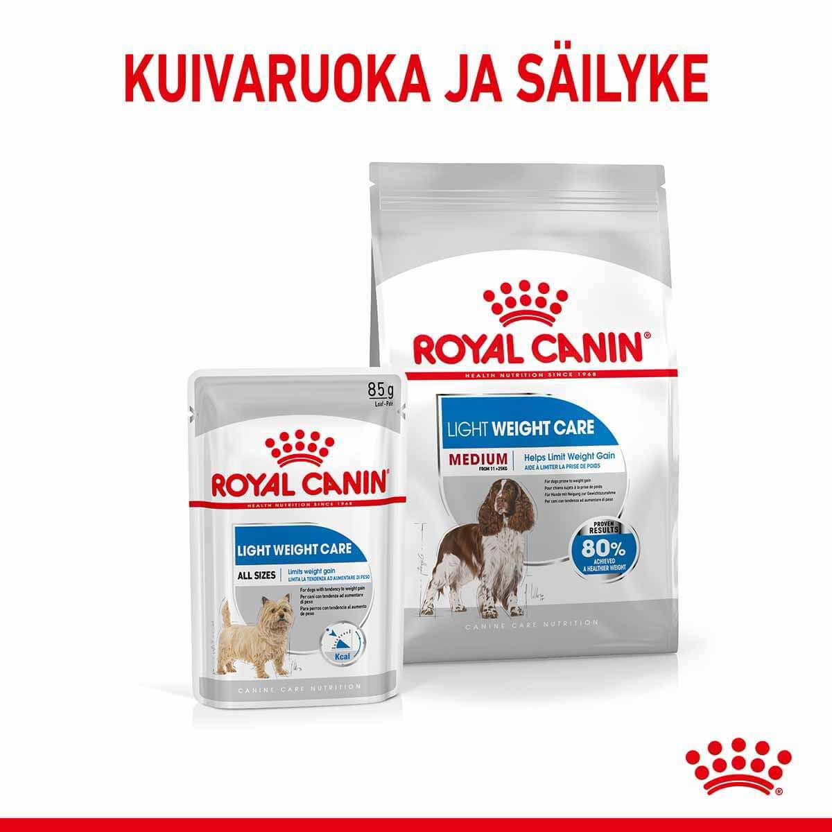 Royal Canin Light Weight Care Medium Adult koiran kuivaruoka