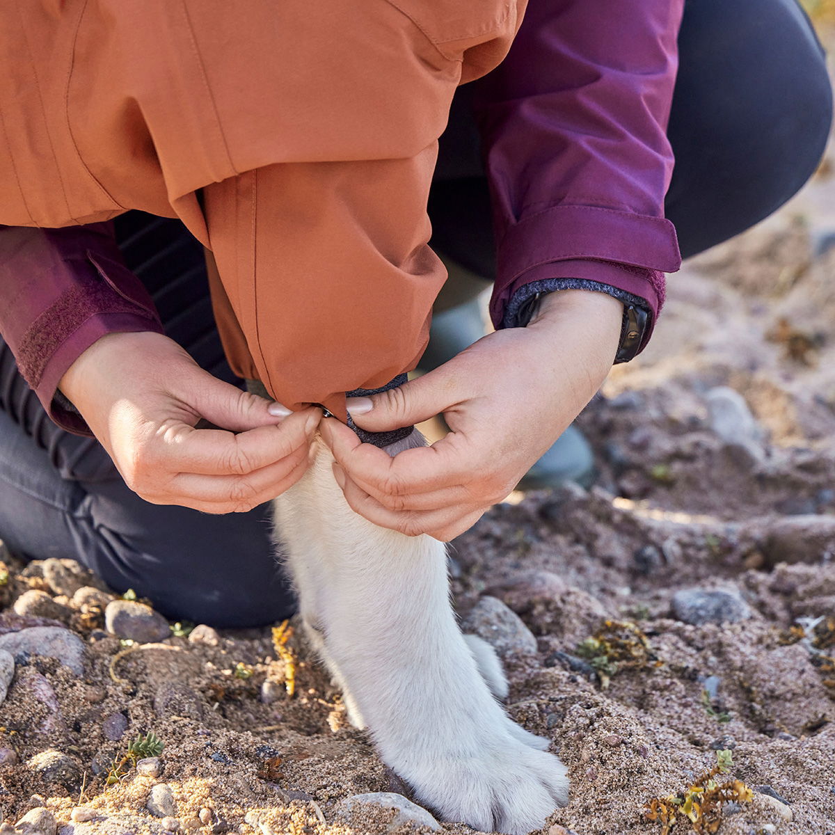 Hurtta Mudventure ECO overall, cinnamon