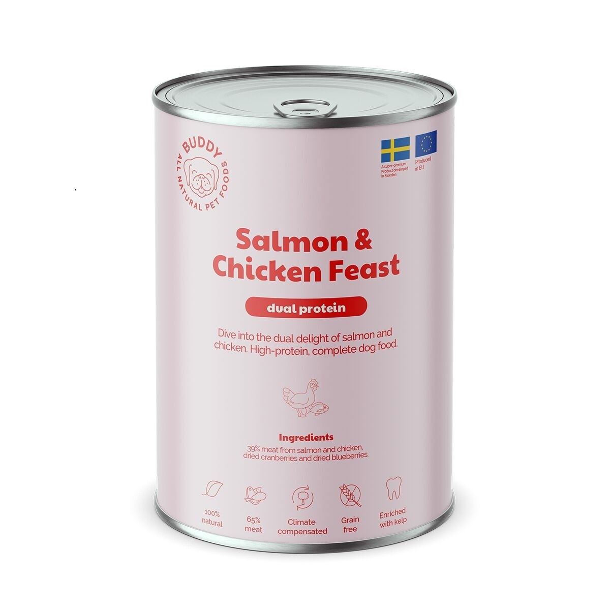 Buddy Salmon & Chicken Feast 400g