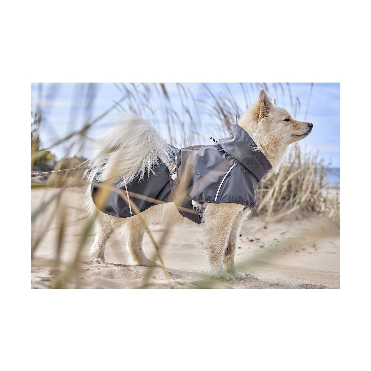 Hurtta Mudventure ECO sadetakki harmaa