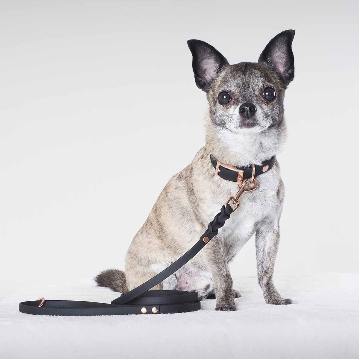 Tyylivoitto Classy panta kapea, musta/ruusukulta