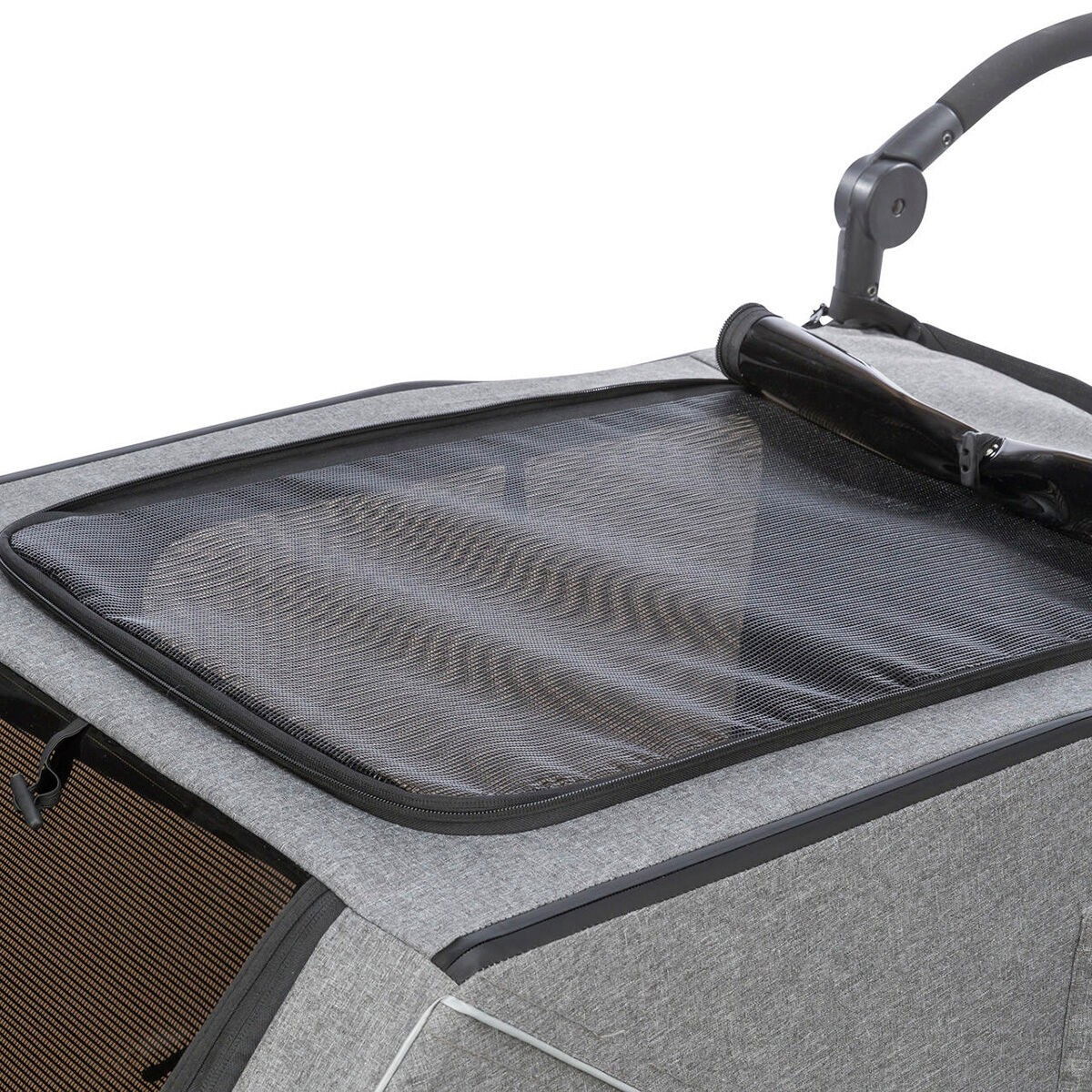 Trixie Bicycle Trailer premium, grey