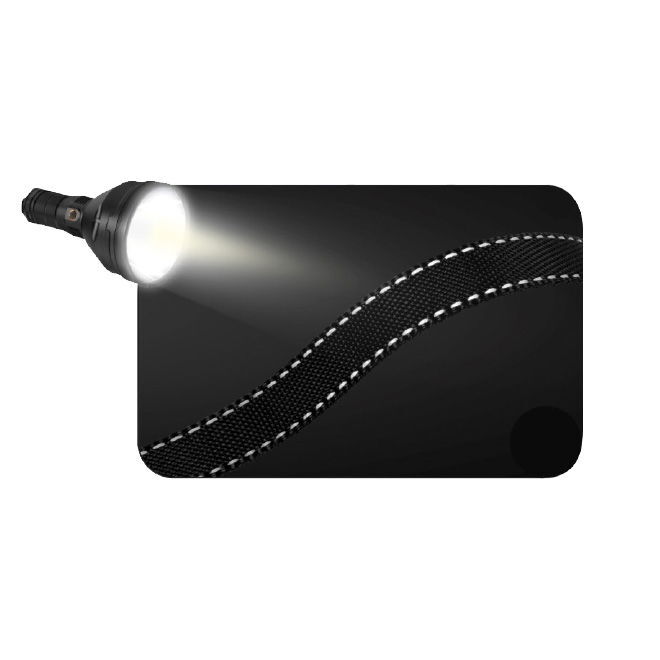 Collar WAUDOG Retractable leash Donuts, reflective tape 5m