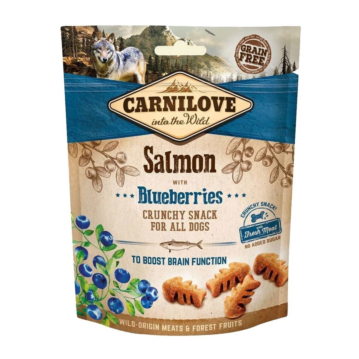 Carnilove Dog Crunchy Snack Salmon & Blueberries 200 g