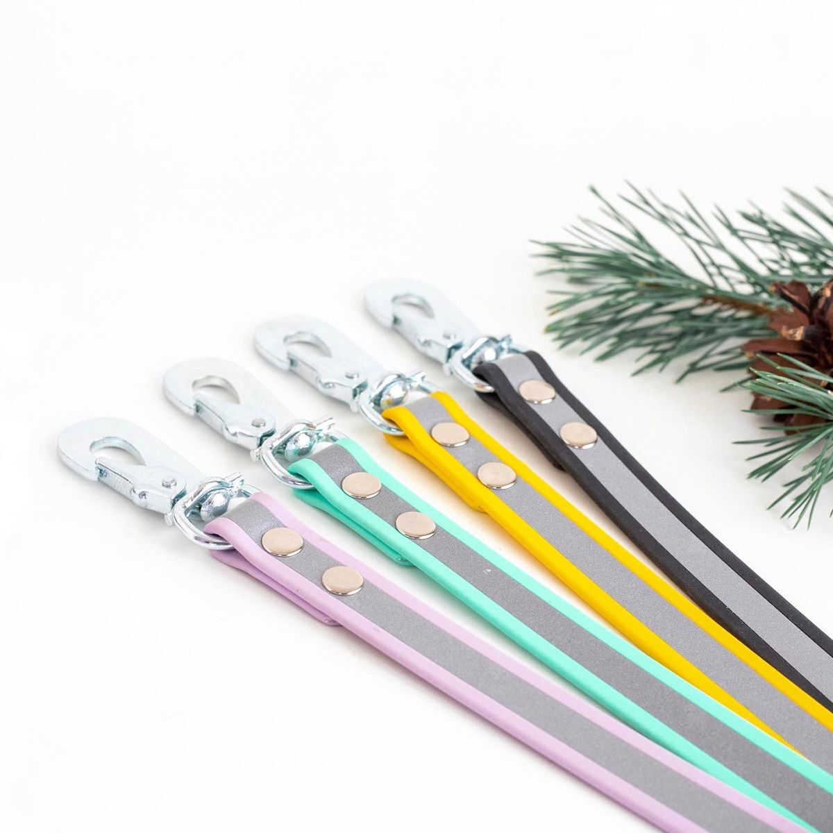 Tyylivoitto Shine EAZY reflective leash, lavender