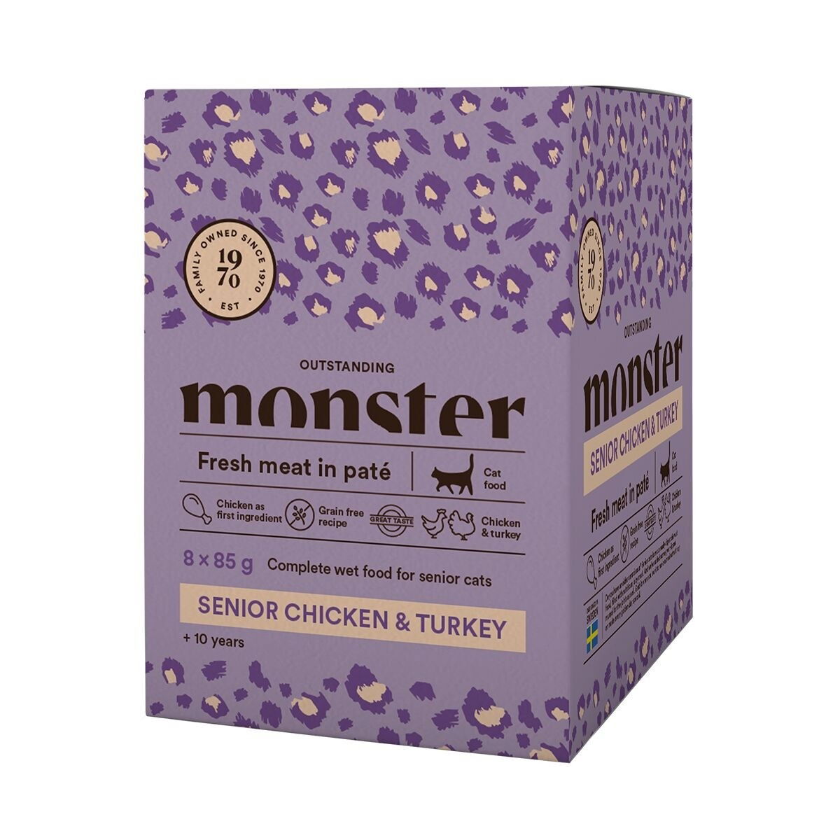 Monster Cat Senior Chicken/Turkey 85g