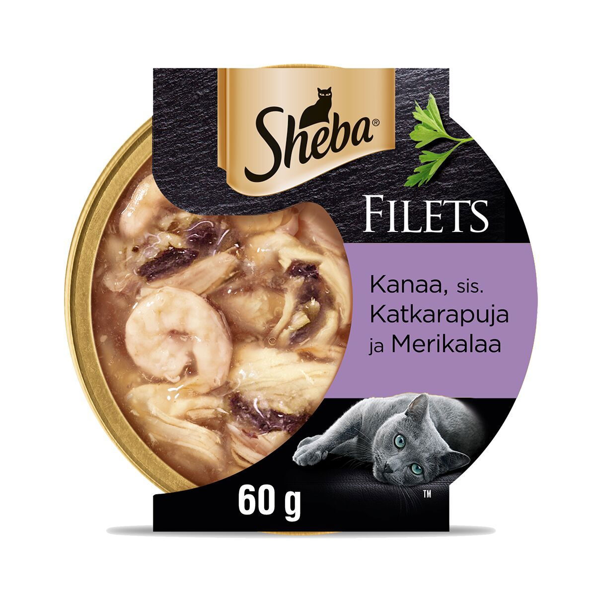 Sheba chicken, shrimp & fish gravy 60g
