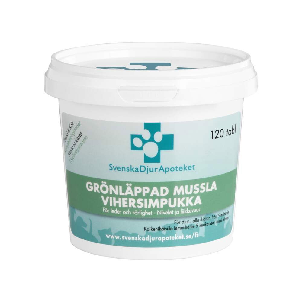 Svenska Djurapoteket Grönläppad Mussla