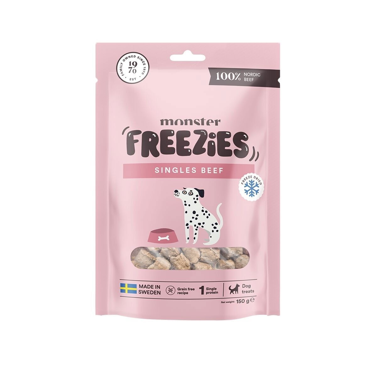 Monster Dog Treats Freeze dried Beef