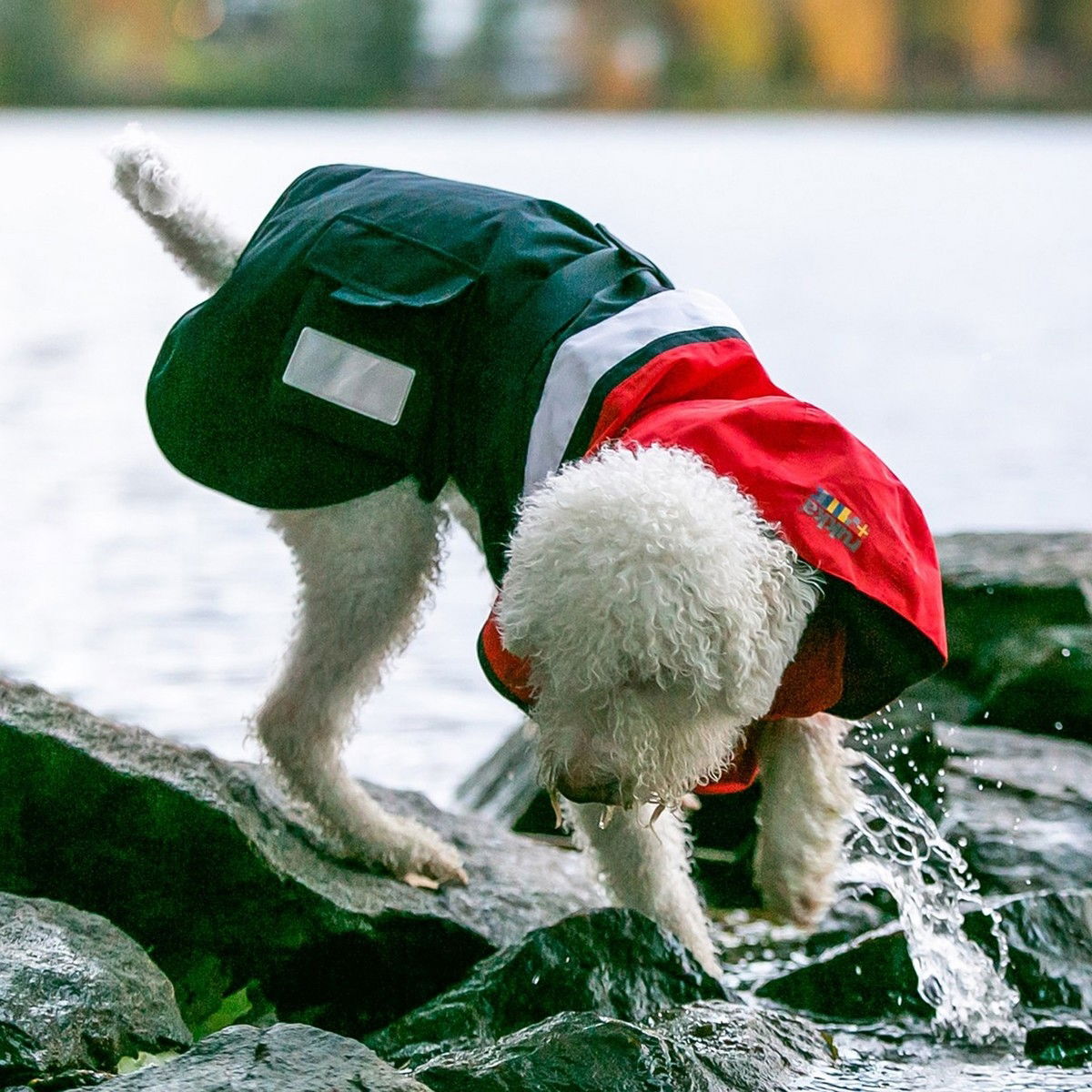 Rukka Wavy Raincoat, Chili