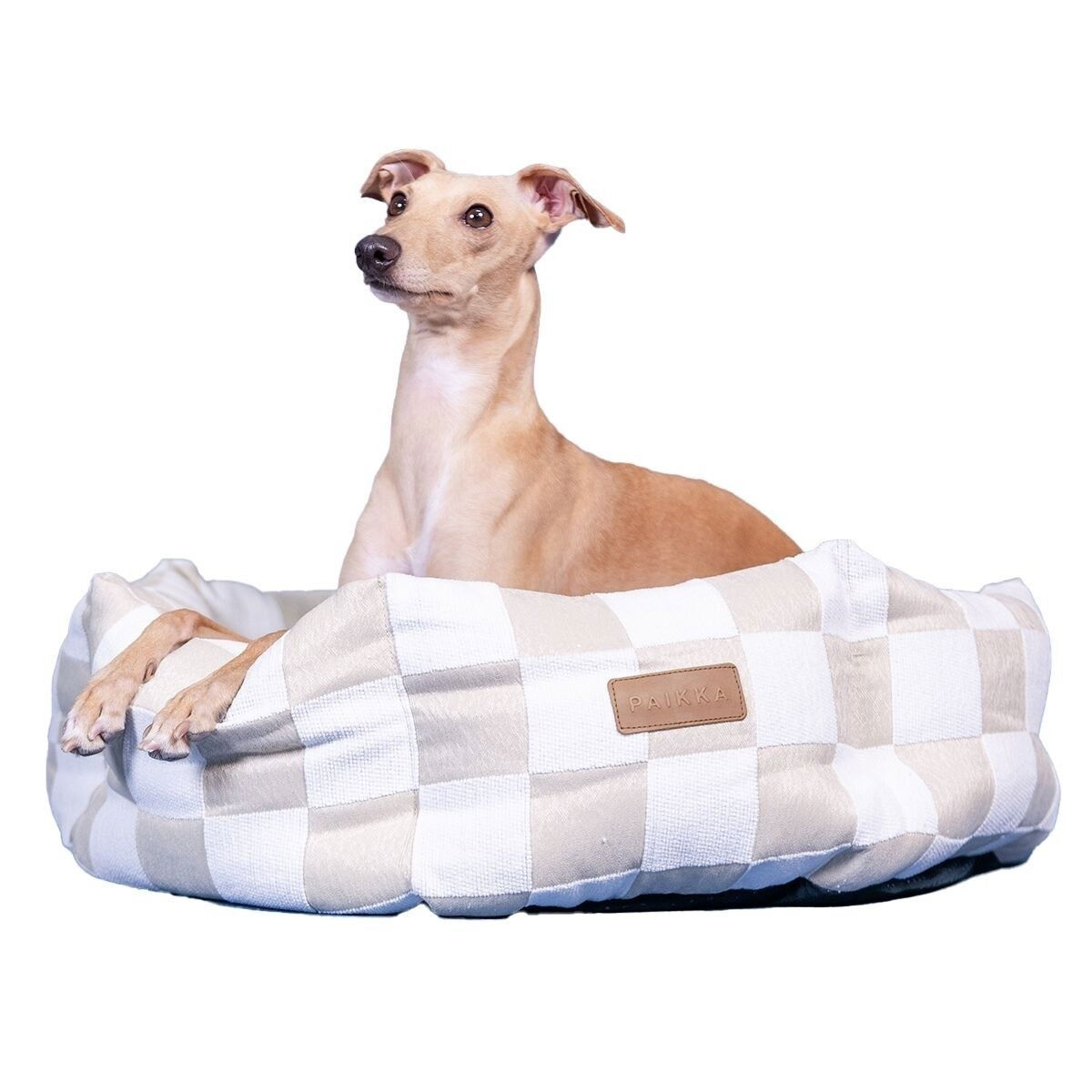 PAIKKA Check Bed Beige